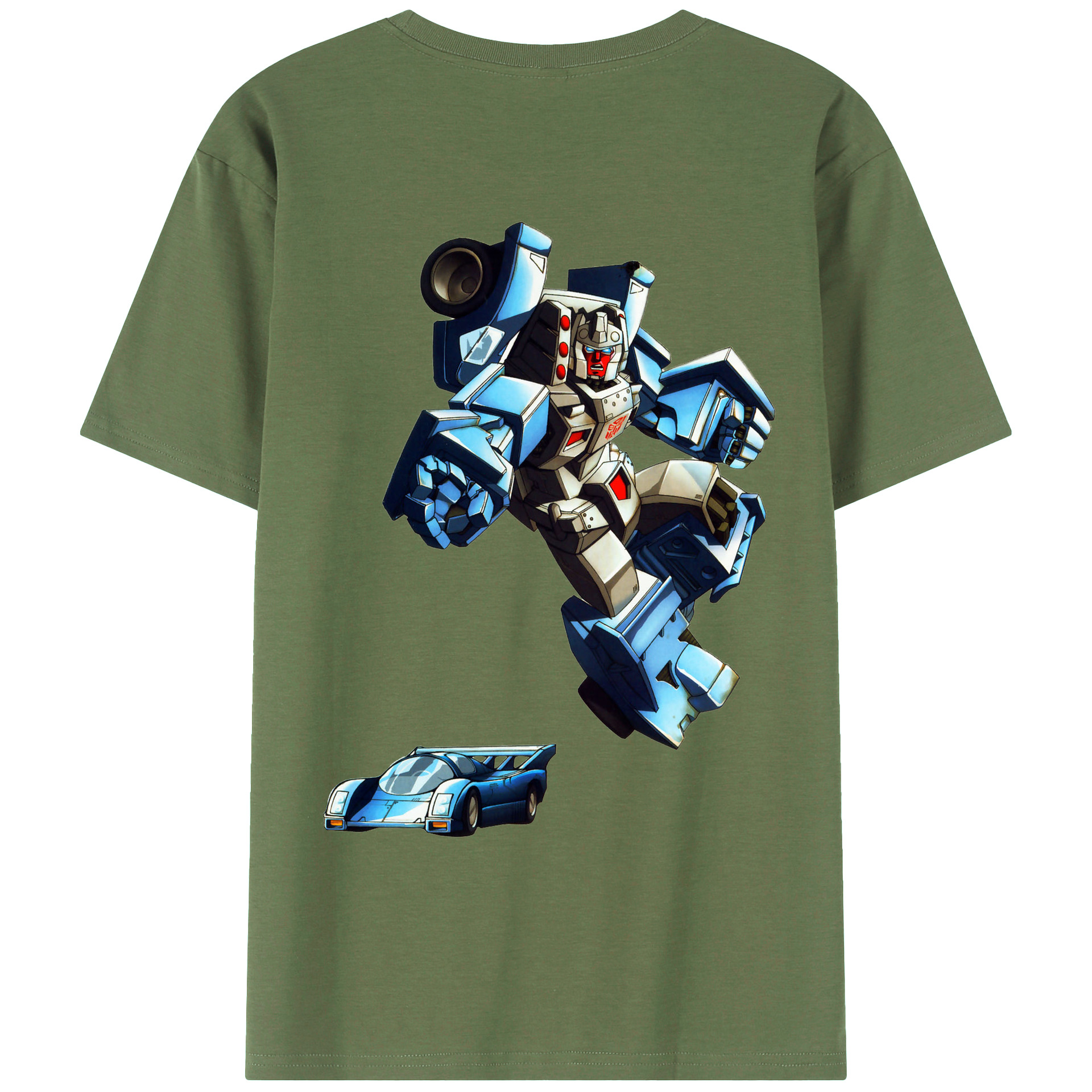 （画像用）  綿100％ メンズ半袖Tシャツ（バックプリント） 通気性